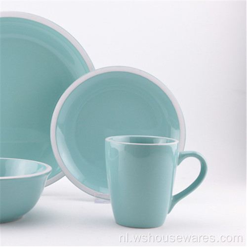 Diner Sets Stoneware Double Color Glazed